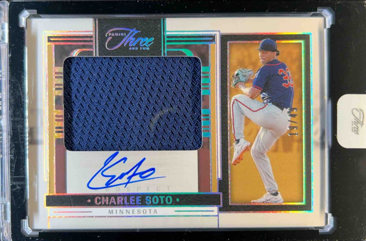 2024 Panini Three and Two #PJA-CS Prospect Jersey Autographs /99