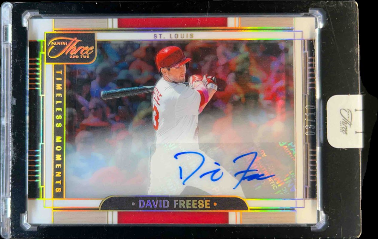 2024 Panini Three and Two #TMS-DF Timeless Moments Signatures - Holo Gold /10