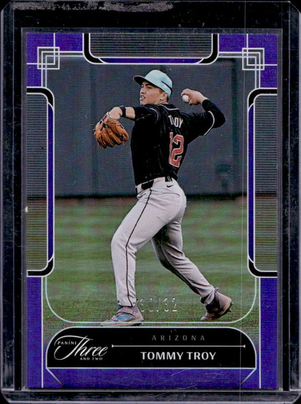 Tommy Troy 2024 Panini Three and Two #55 Full Count /32 RAW