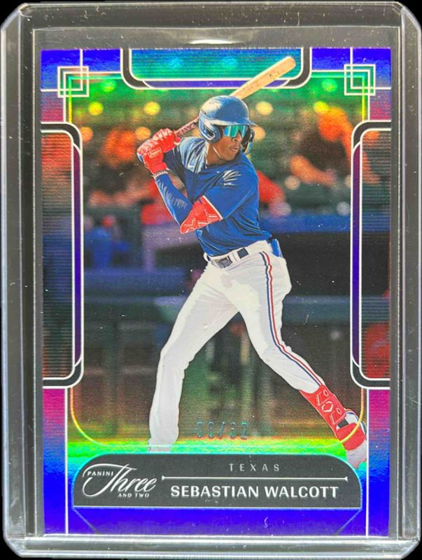 Sebastian Walcott 2024 Panini Three and Two #35 Full Count /32 RAW
