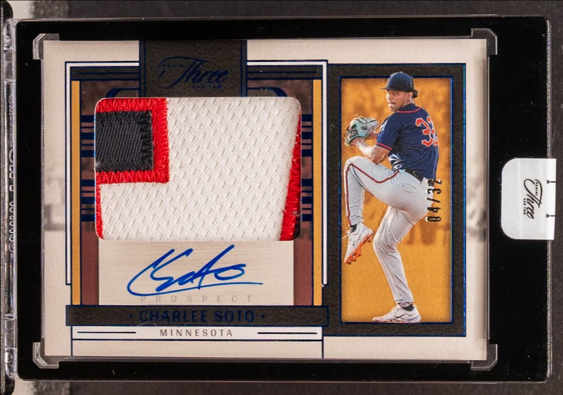 2024 Panini Three and Two #PJA-CS Prospect Jersey Autographs - Full Count /32