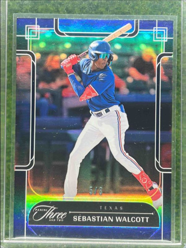 Sebastian Walcott 2024 Panini Three and Two #35 Black /8 RAW