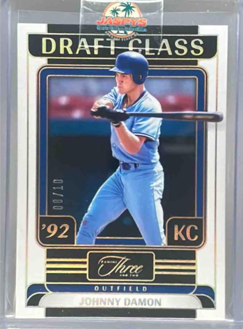 Johnny Damon 2024 Panini Three and Two #27 Draft Class - Holo Gold /10 ...