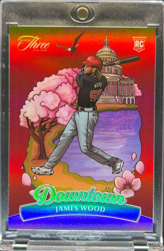 James Wood 2024 Panini Three and Two #9 Downtown RAW