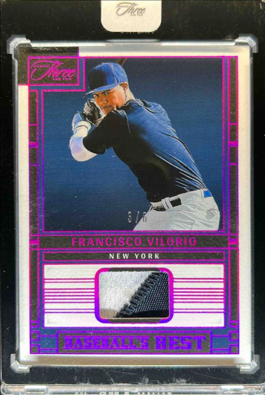 2024 Panini Three and Two #BBM-FV Baseball’s Best Memorabilia - Red FOTL /6