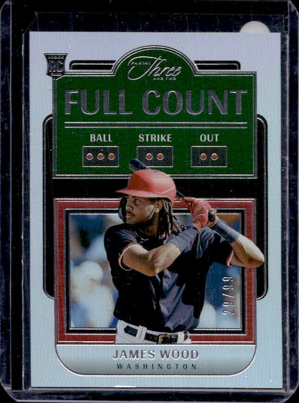 James Wood 2024 Panini Three and Two #9 Full Count /32 RAW