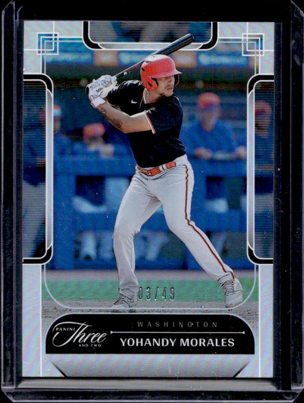 Yohandy Morales 2024 Panini Three and Two #83 Holo Silver /49 RAW