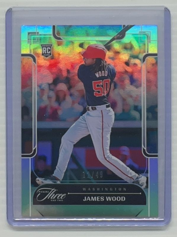 James Wood 2024 Panini Three and Two #49 Holo Silver /49 RAW