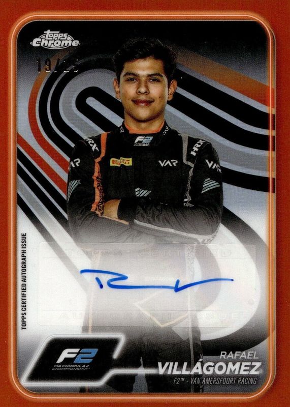 2024 Topps Chrome Formula 1 #CAC-VIL Autographs - Orange Refractor /25