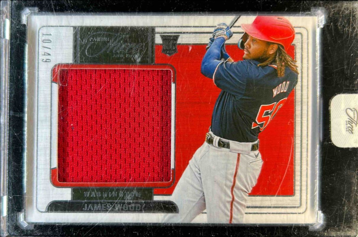 James Wood 2024 Panini Three and Two #PS-JW Prospect Swatches /49 RAW