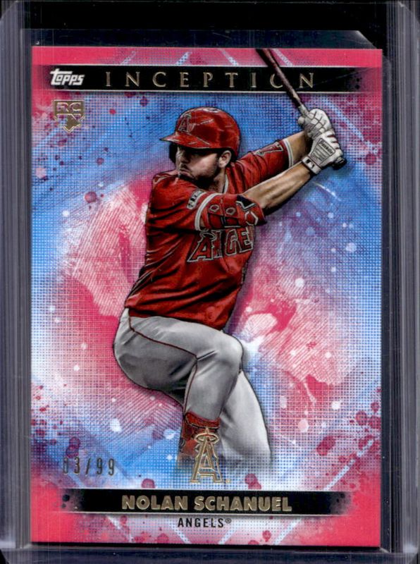 Nolan Schanuel 2024 Topps Inception #85 Magenta /99 Rookie RAW