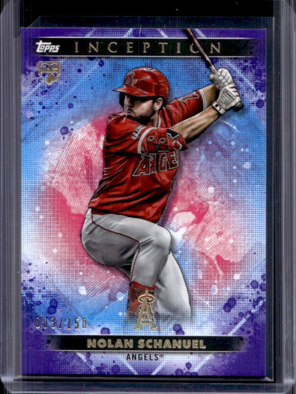 Nolan Schanuel 2024 Topps Inception #85 Purple /150 Rookie RAW