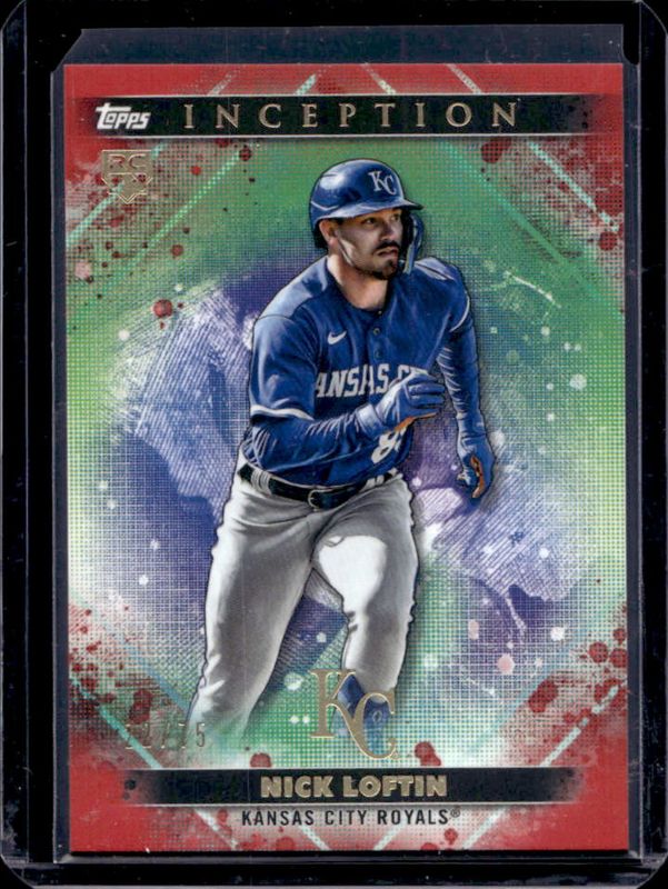 Nick Loftin 2024 Topps Inception #29 Red /75 Rookie RAW