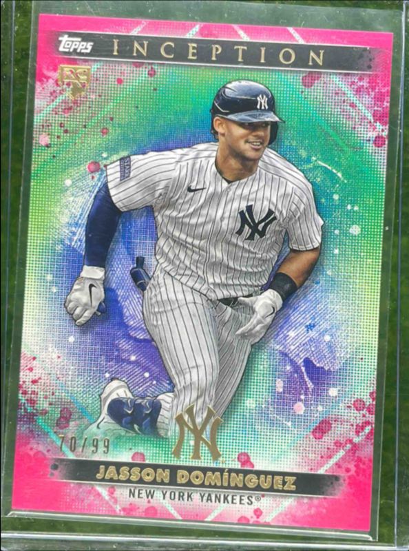 Jasson Dominguez 2024 Topps Inception #38 Magenta /99 Rookie RAW