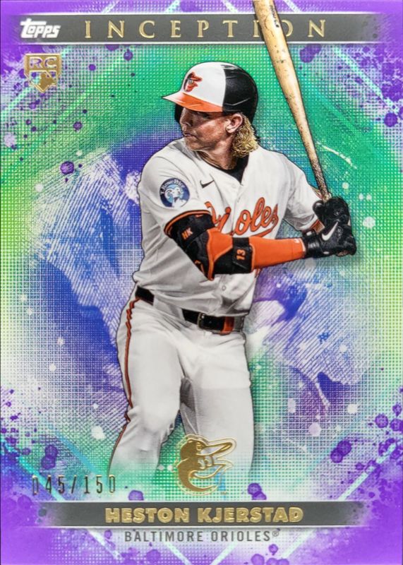 Heston Kjerstad 2024 Topps Inception #72 Purple /150 Rookie RAW