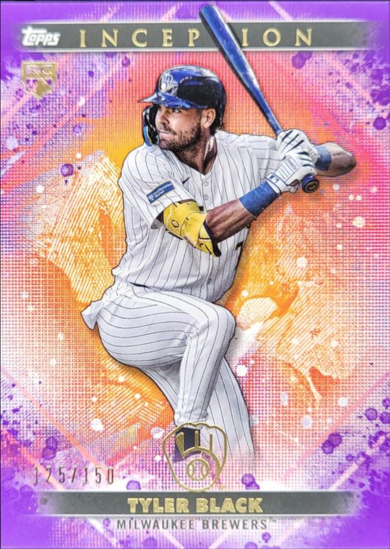 Tyler Black 2024 Topps Inception #64 Purple /150 Rookie RAW