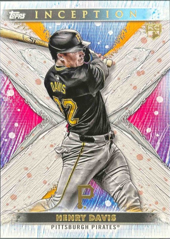Henry Davis 2024 Topps Inception #114 Base Short Prints Rookie RAW