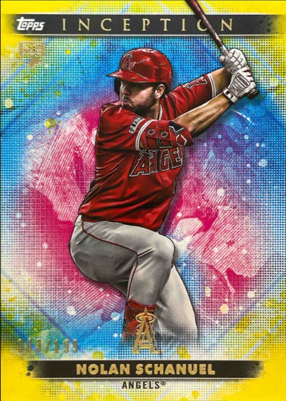 Nolan Schanuel 2024 Topps Inception #85 Yellow /199 Rookie RAW