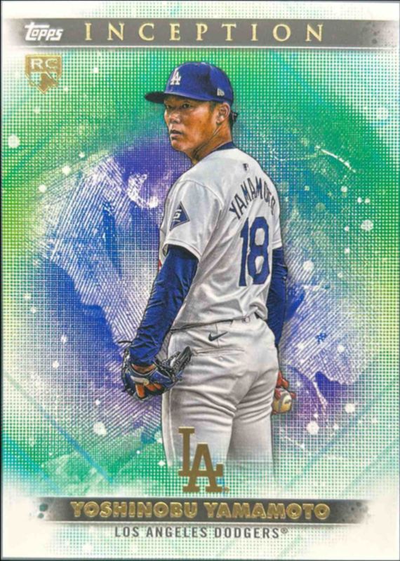 Yoshinobu Yamamoto 2024 Topps Inception #44 Base Rookie RAW