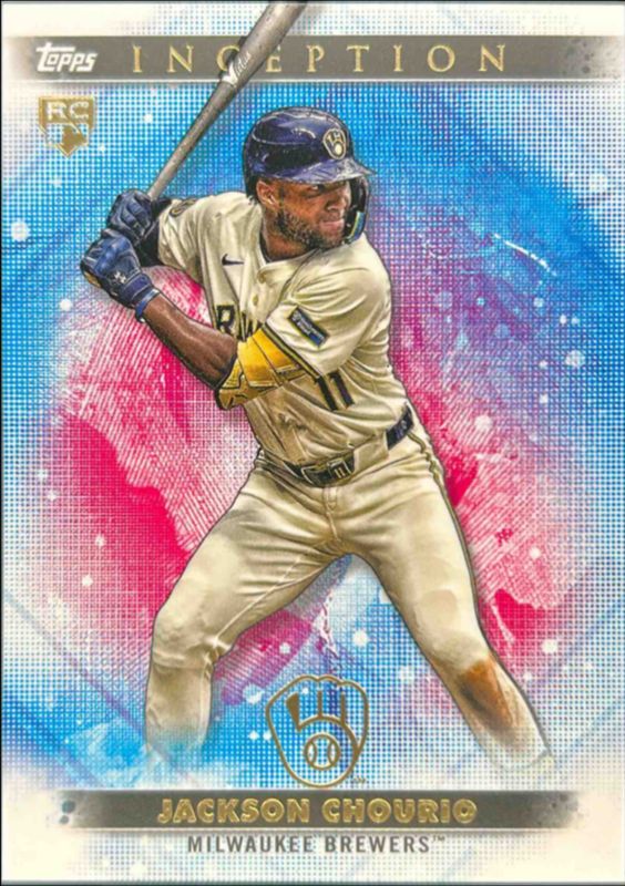 Jackson Chourio 2024 Topps Inception #95 Base Rookie RAW