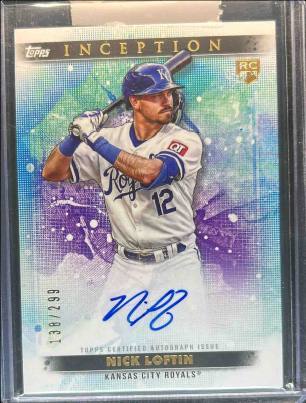 Nick Loftin 2024 Topps Inception #BRES-NL Base Rookies & Emerging Star Autographs /299 RAW