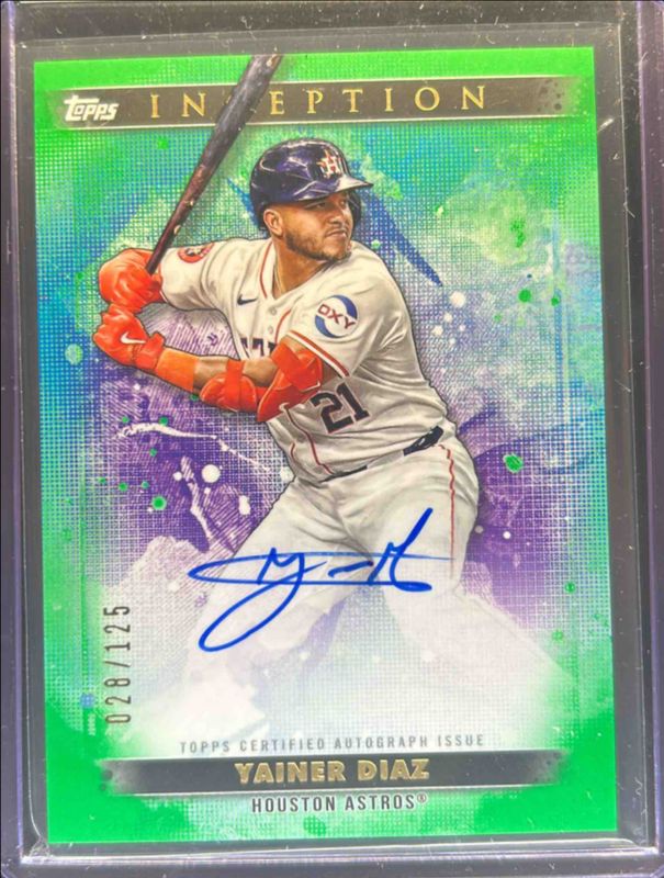 2024 Topps Inception #BRES-YD Base Rookies & Emerging Star Autographs - Green /125