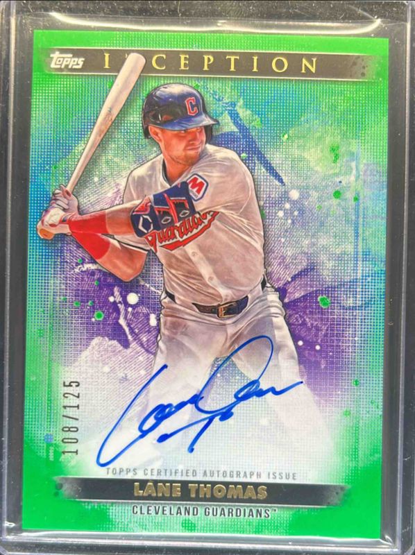 2024 Topps Inception #BRES-LT Base Rookies & Emerging Star Autographs - Green /125