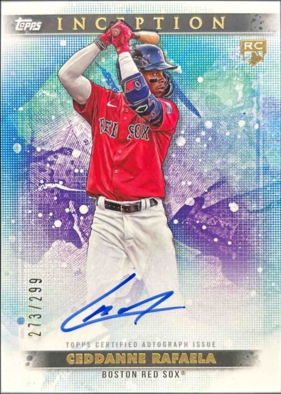 Ceddanne Rafaela 2024 Topps Inception #BRES-CRA Base Rookies & Emerging Star Autographs /299 RAW