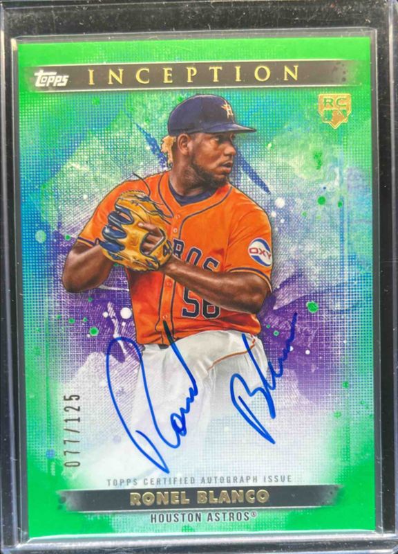 2024 Topps Inception #BRES-RB Base Rookies & Emerging Star Autographs - Green /125