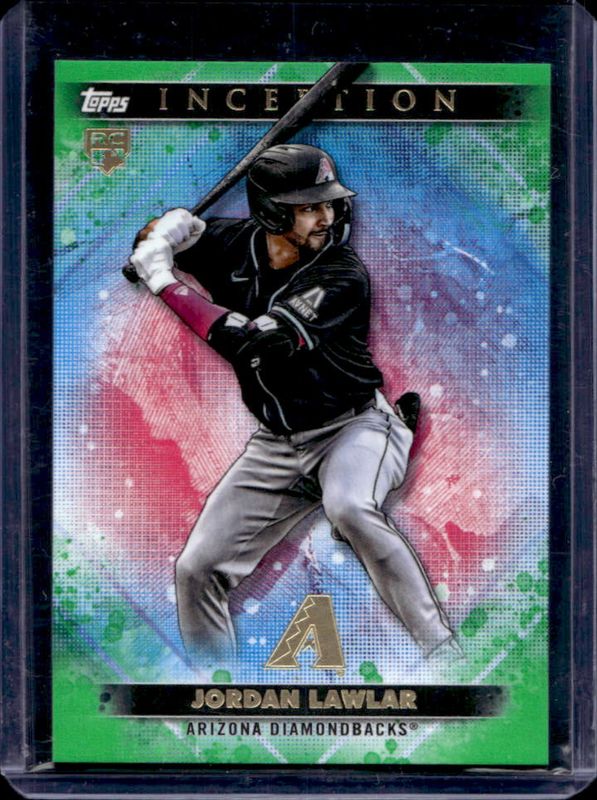 Jordan Lawlar 2024 Topps Inception #25 Green Rookie RAW