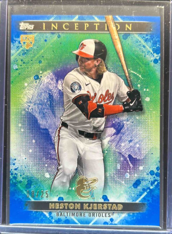Heston Kjerstad 2024 Topps Inception #72 Blue /25 Rookie RAW