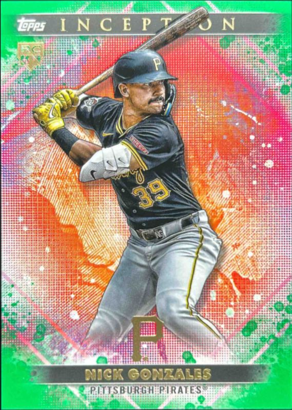 Nick Gonzales 2024 Topps Inception #52 Green Rookie RAW