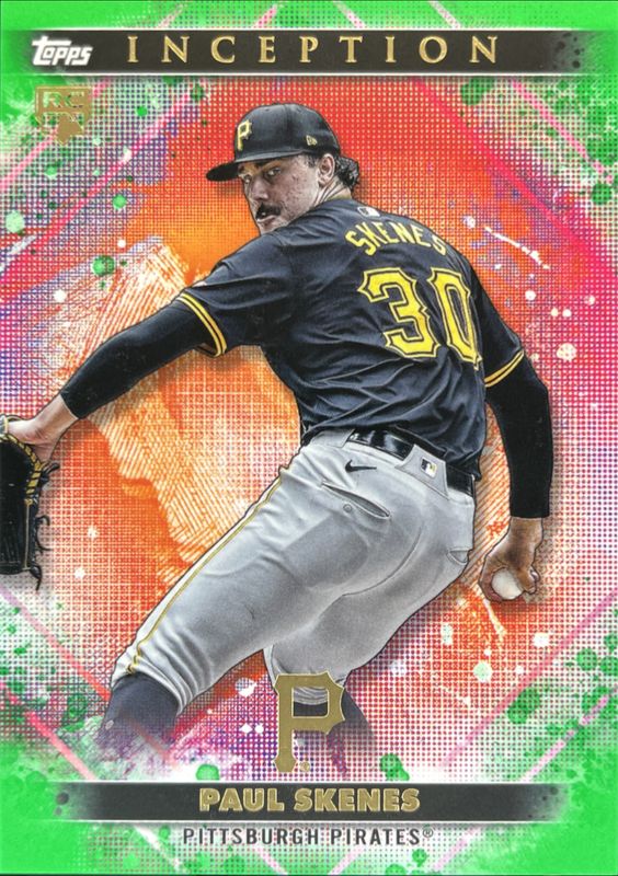 Paul Skenes 2024 Topps Inception #13 Green Rookie RAW
