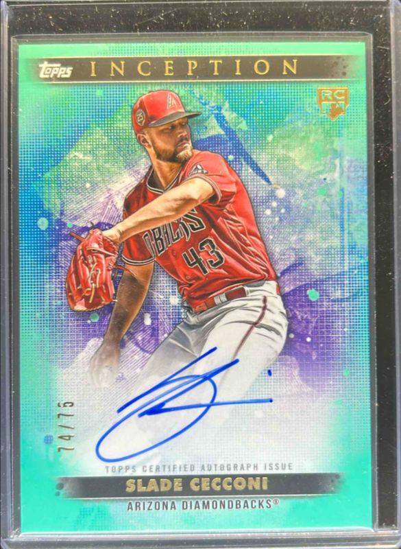 2024 Topps Inception #BRES-SC Base Rookies & Emerging Star Autographs - Aqua /75