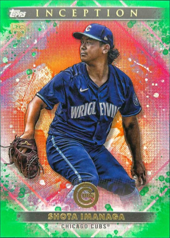 Shota Imanaga 2024 Topps Inception #87 Green Rookie RAW