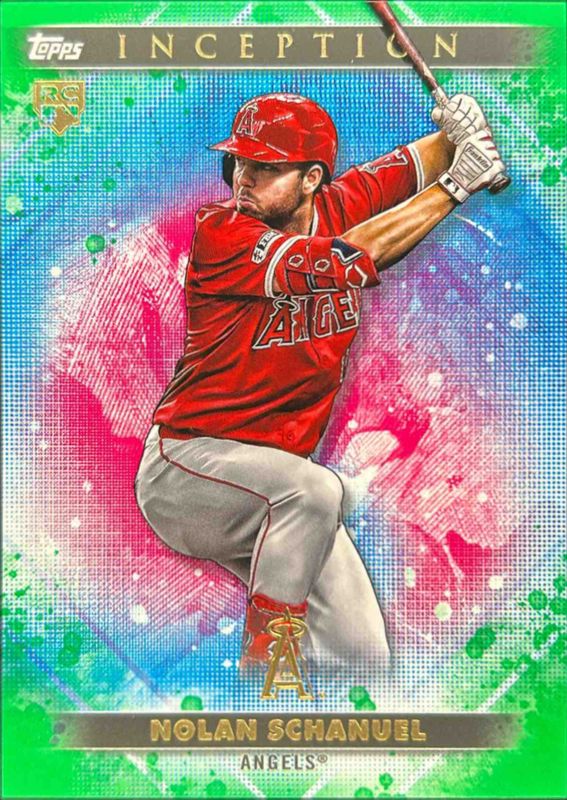 Nolan Schanuel 2024 Topps Inception #85 Green Rookie RAW