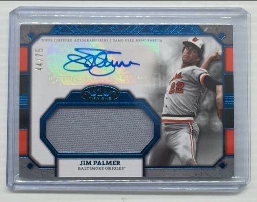 2024 Topps Tier One #AT1JR-JP Autographed Tier One Relics Jumbo - Blue /99