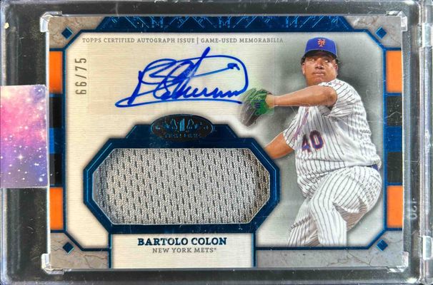 2024 Topps Tier One #AT1JR-BC Autographed Tier One Relics Jumbo - Blue /99