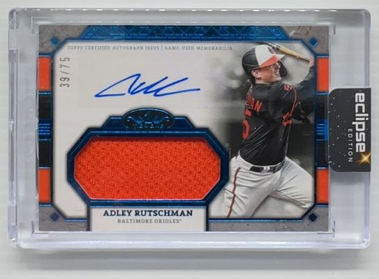 2024 Topps Tier One #AT1JR-AR Autographed Tier One Relics Jumbo - Blue /99