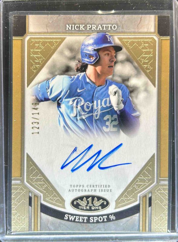 2024 Topps Tier One #ASA-NP Advanced Stats Stars Autographs