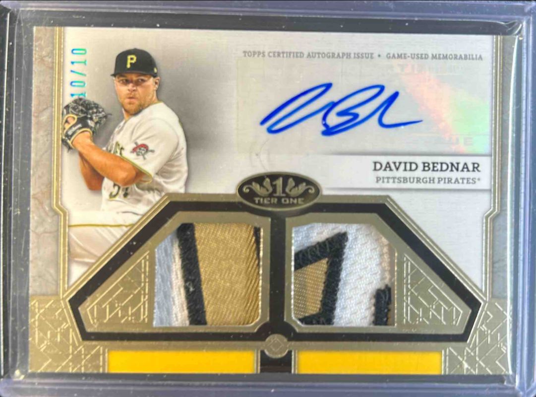 2024 Topps Tier One #T1AR-DB Autographed Tier One Relics Dual - Patch /10