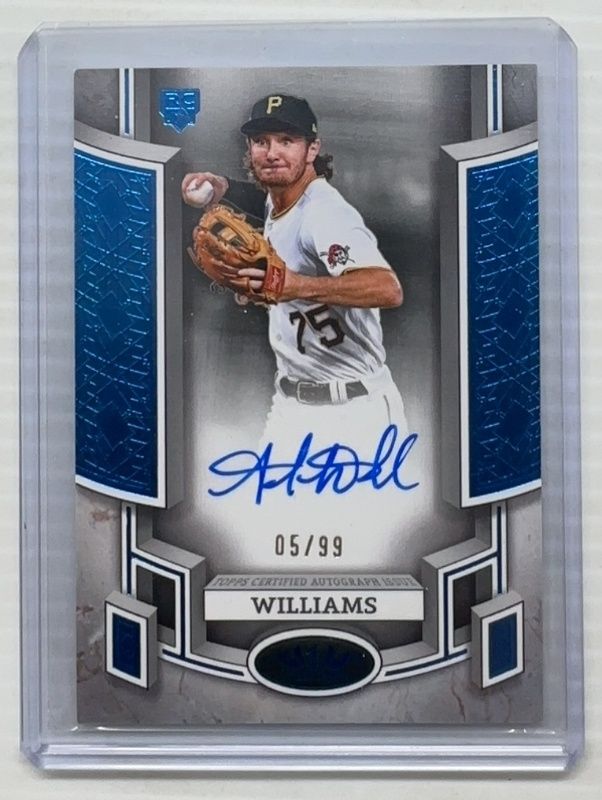 2024 Topps Tier One #BOA-AW Break Out Autographs - Blue Foil