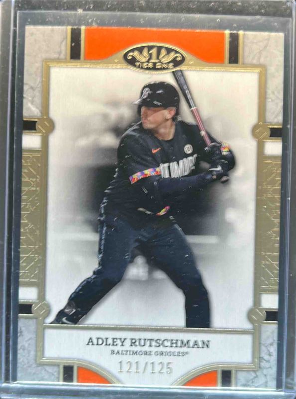 Adley Rutschman 2024 Topps Tier One #31 Gold Foil /99 RAW