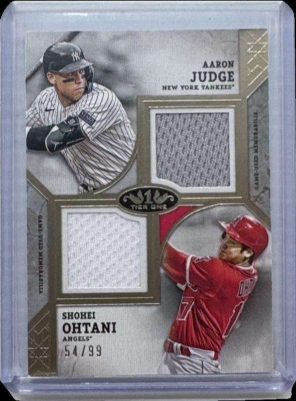 2024 Topps Tier One #DPR-JO Dual Player Relics /49
