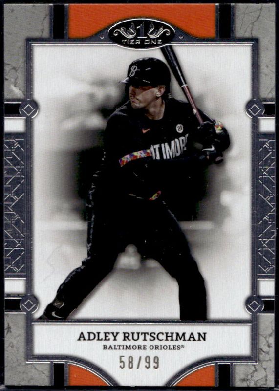 Adley Rutschman 2024 Topps Tier One #31 Silver Foil /75 RAW