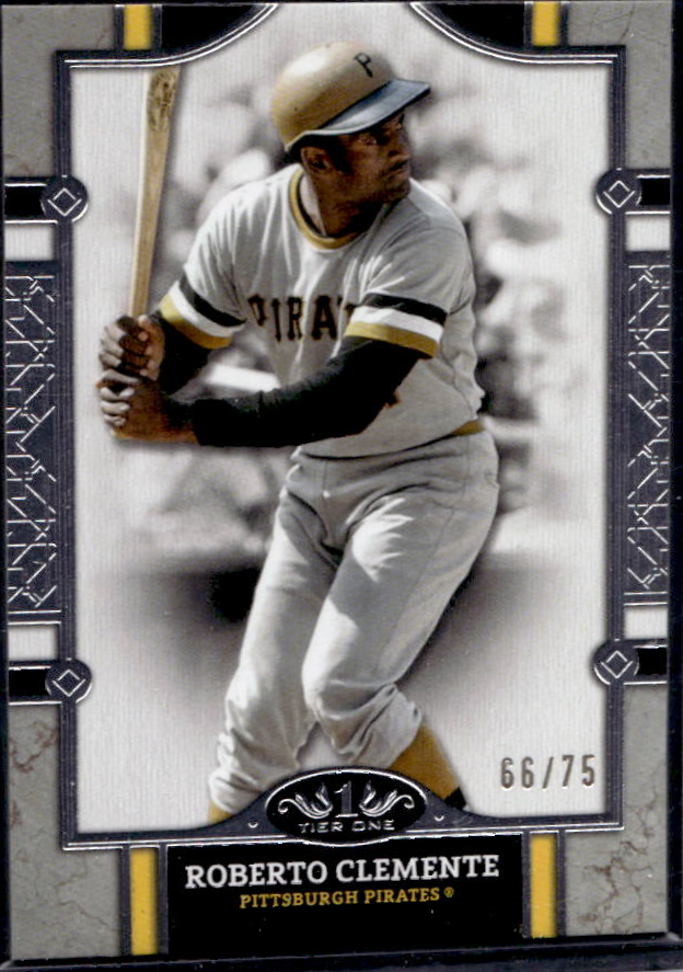 Roberto Clemente 2024 Topps Tier One #11 Silver Foil /75 Price Guide ...