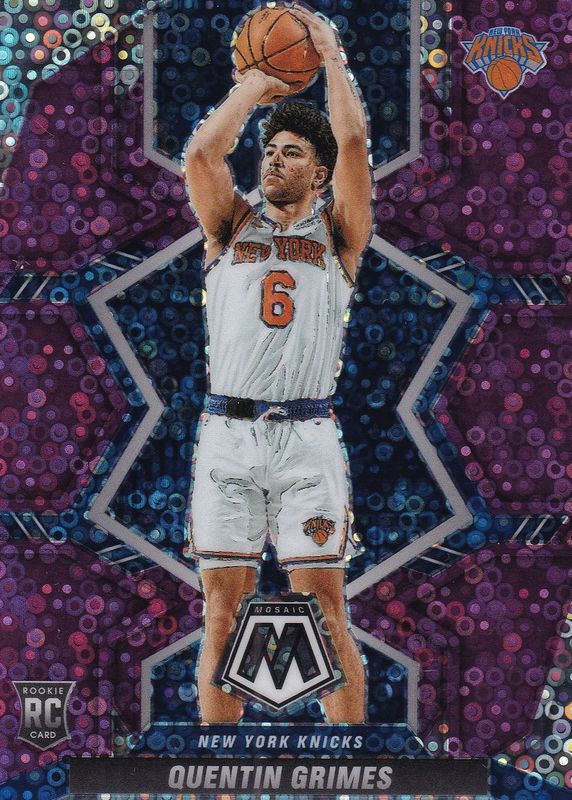 2021 Mosaic #223 Fast Break Purple /50