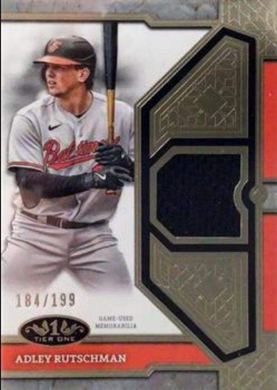 Adley Rutschman 2024 Topps Tier One #T1R-AR Tier One Relics /199 RAW