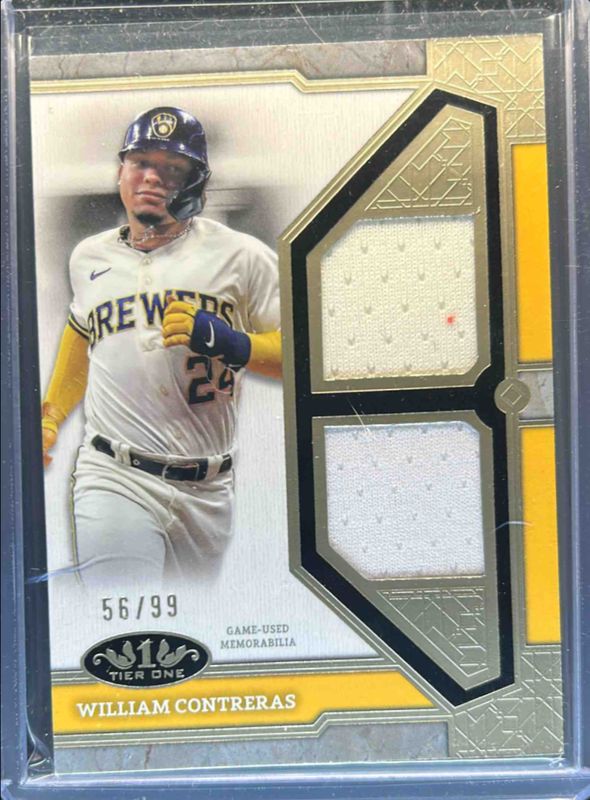 William Contreras 2024 Topps Tier One #T1R-WC Tier One Relics