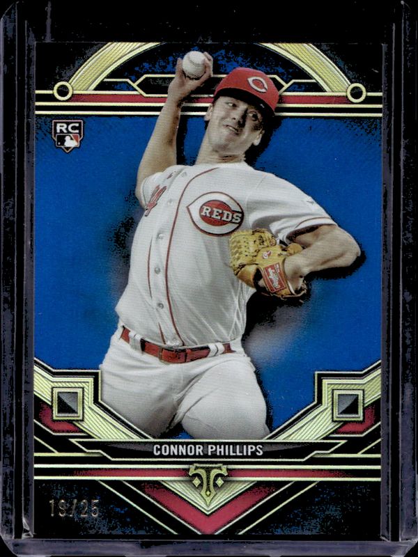Connor Phillips 2024 Topps Triple Threads #35 Sapphire /25 Rookie RAW